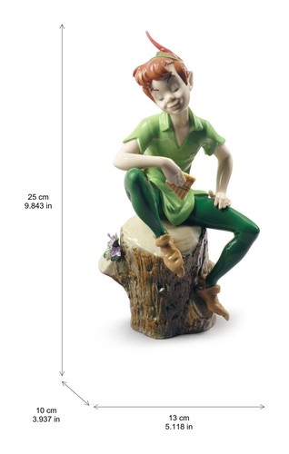 LLADRÓ objet décoratif PETER PAN Disney Collection