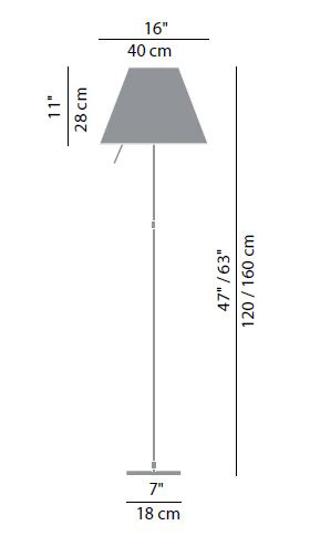 luceplan costanza sizes