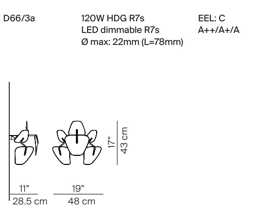 luceplan misure hope