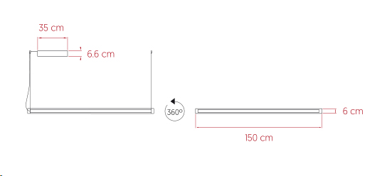 lzf Estela horizontal misure