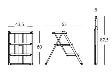 magis scaletta Nuovastep dimensions