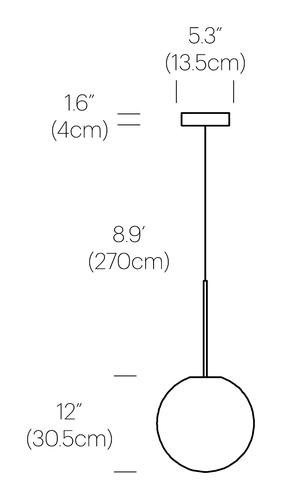 PABLO DESIGNS suspension BOLA SPHERE 12