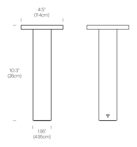 PABLO DESIGNS lampe de table portable LUCI TABLE