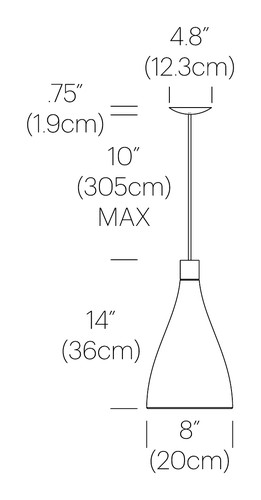 PABLO DESIGNS suspension SWELL SINGLE NARROW