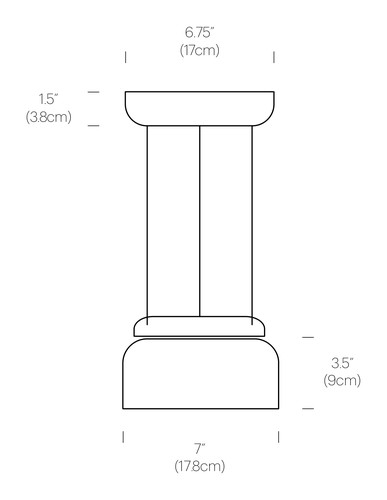 PABLO DESIGNS suspension TOTEM MINI DOWNLIGHT