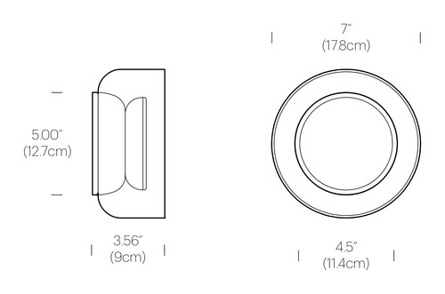 PABLO DESIGNS applique TOTEM SCONCE