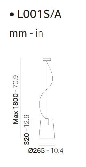 pedrali misure L001S