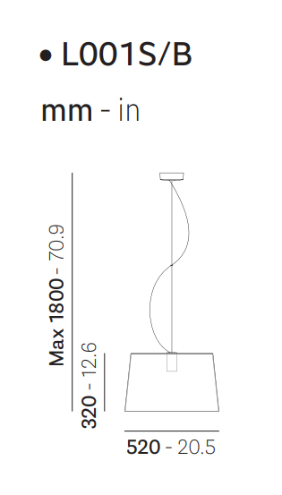 pedrali misure L001S