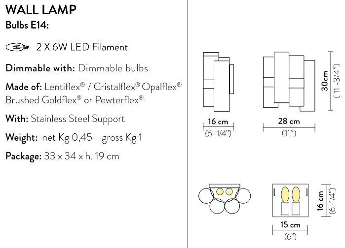 Slamp La Lollo Applique