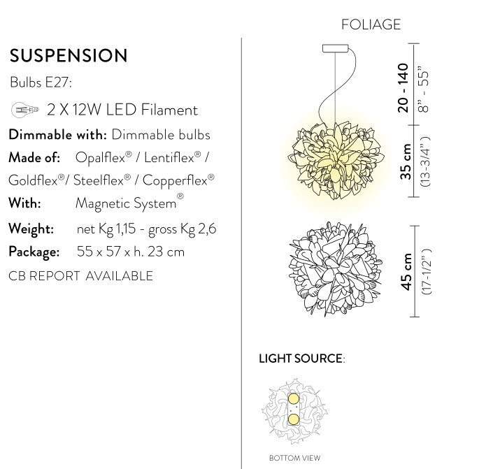 slamp veli mini misure