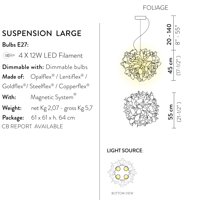 slamp veli large suspension misure