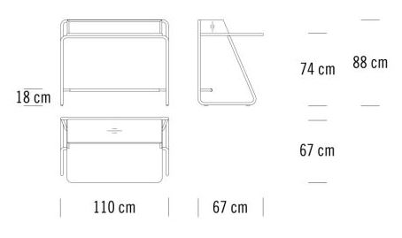 Thonet S 1200 sizes