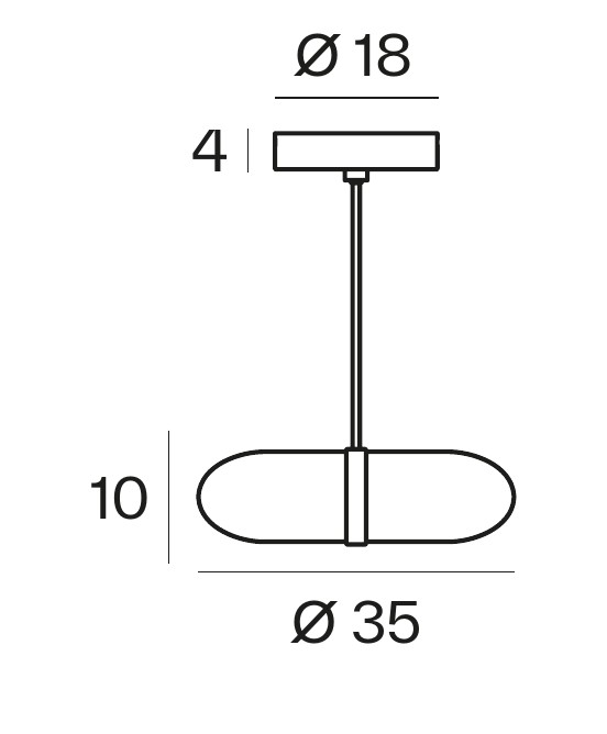 TOOY lampe à suspension BOLINA 509.24