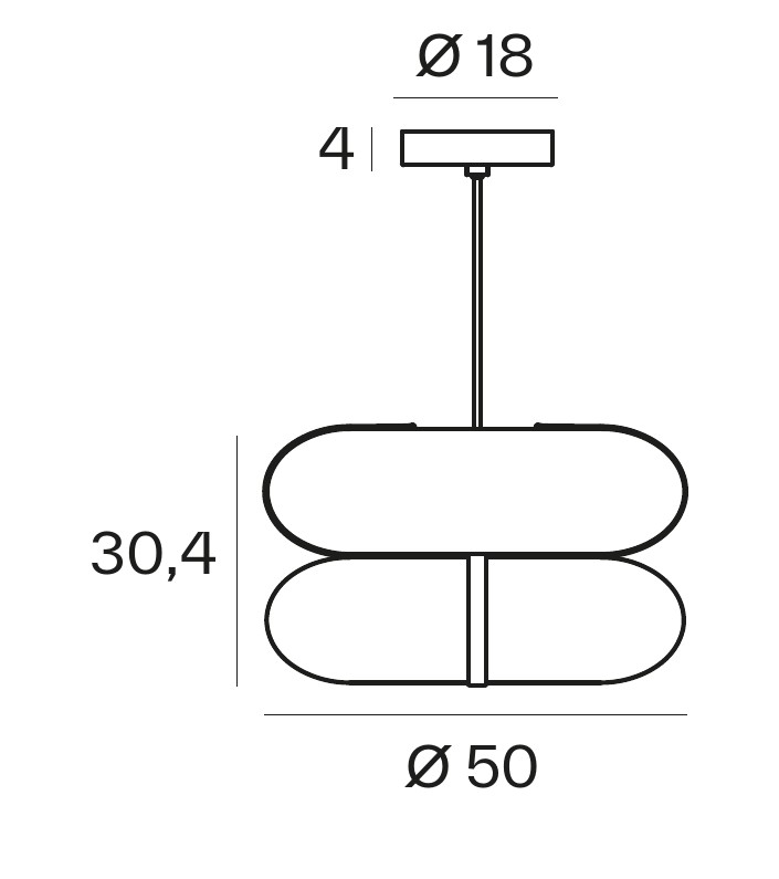 TOOY lampe à suspension BOLINA 509.26