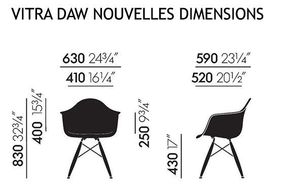 Vitra DAW Nuove dimensioni