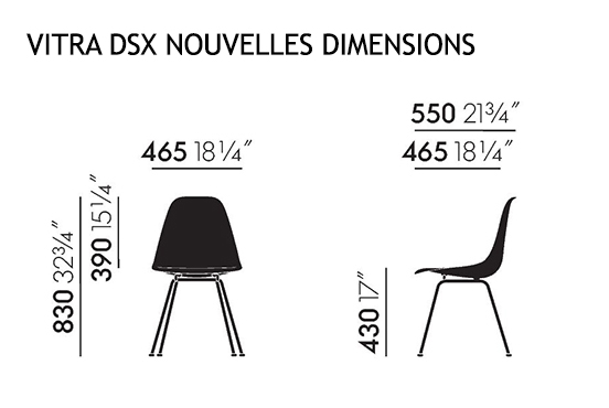 Vitra DSX Nuove dimensioni