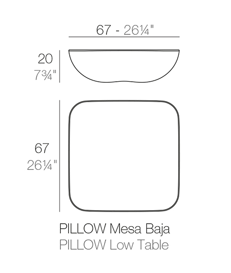 vondom pillow tavolino