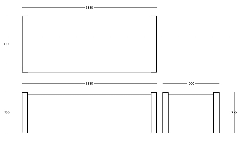 Zeus Big Irony Table