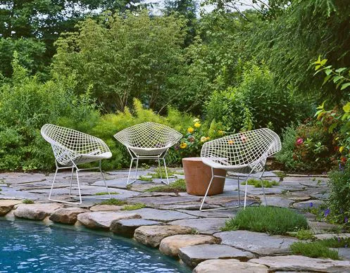 KNOLL fauteuil avec coussin BERTOIA DIAMOND