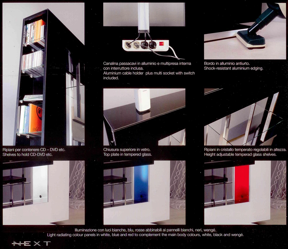 MUNARI système mural pour TV NEXT05