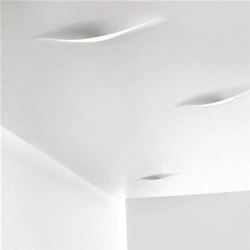 INGO MAURER lampe au plafond plafonnier / lampe murale applique SCHLITZ UP