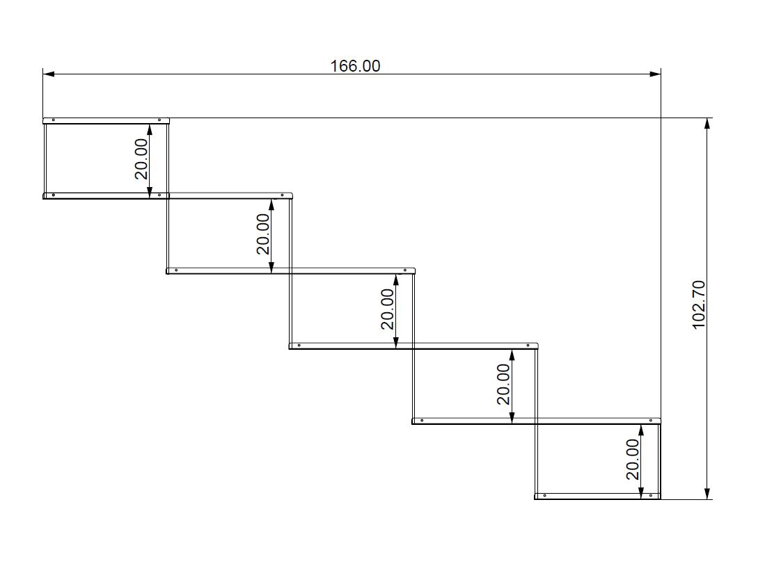 KRIPTONITE bibliothèque murale KROSSING composition 55