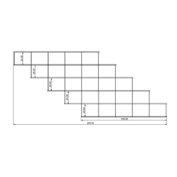 KRIPTONITE bibliothèque murale KROSSING composition 96