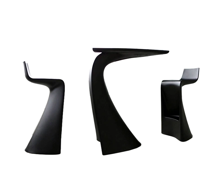 VONDOM set de 2 tabourets et table haute WING