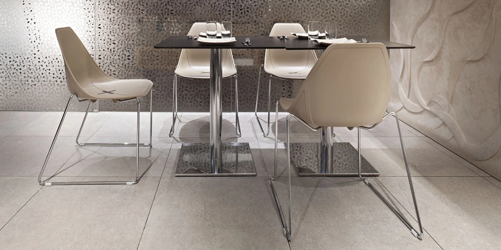 ALMA DESIGN X Chair Collection set de 4 chaises X SLED