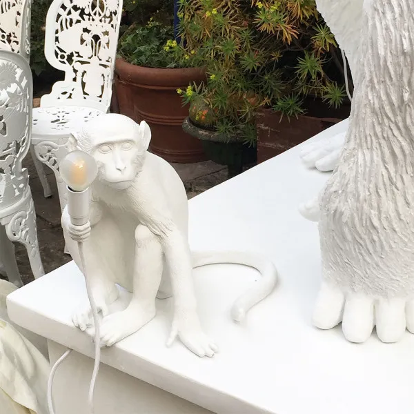 SELETTI lampe de table MONKEY LAMP à LED