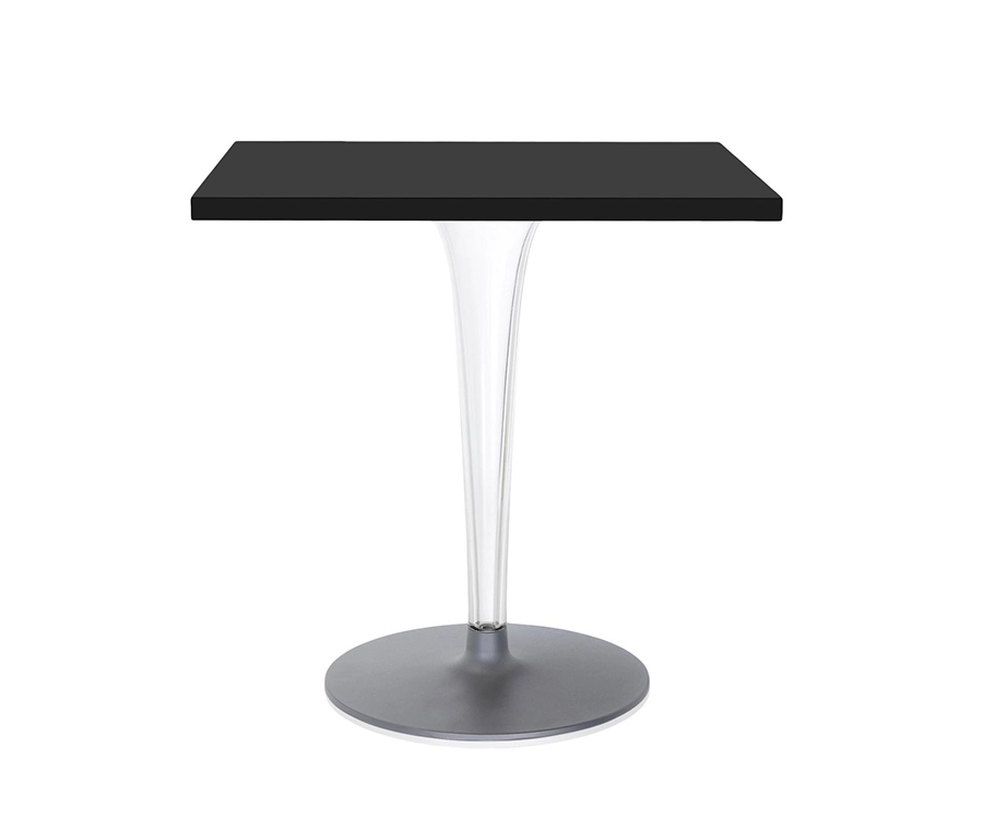 KARTELL table basse TOPTOP plateau carré et pied et base ronds