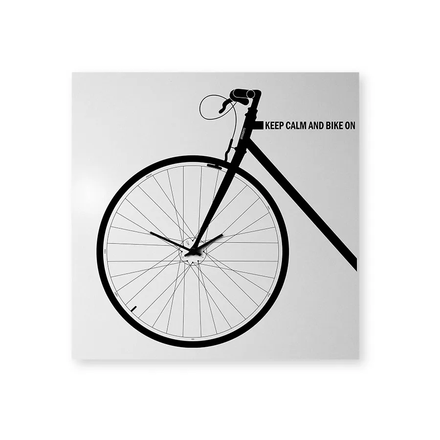 dESIGNoBJECT horloge murale BIKE CLOCK