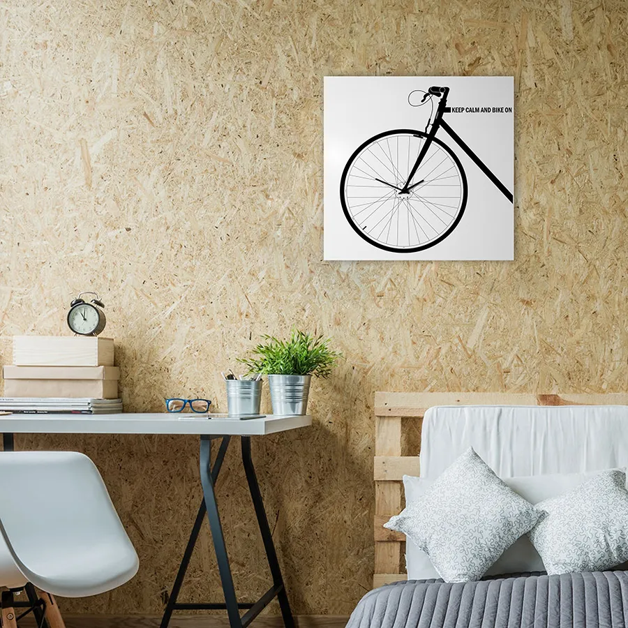 dESIGNoBJECT horloge murale BIKE CLOCK