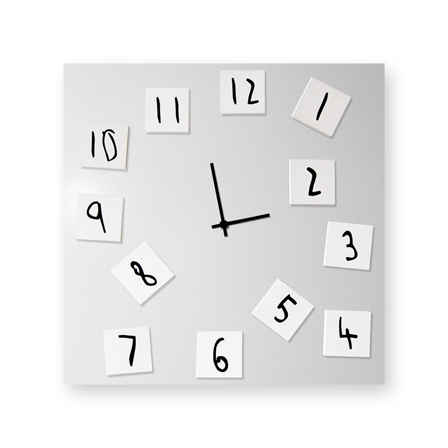 dESIGNoBJECT horloge murale CHANGING CLOCK