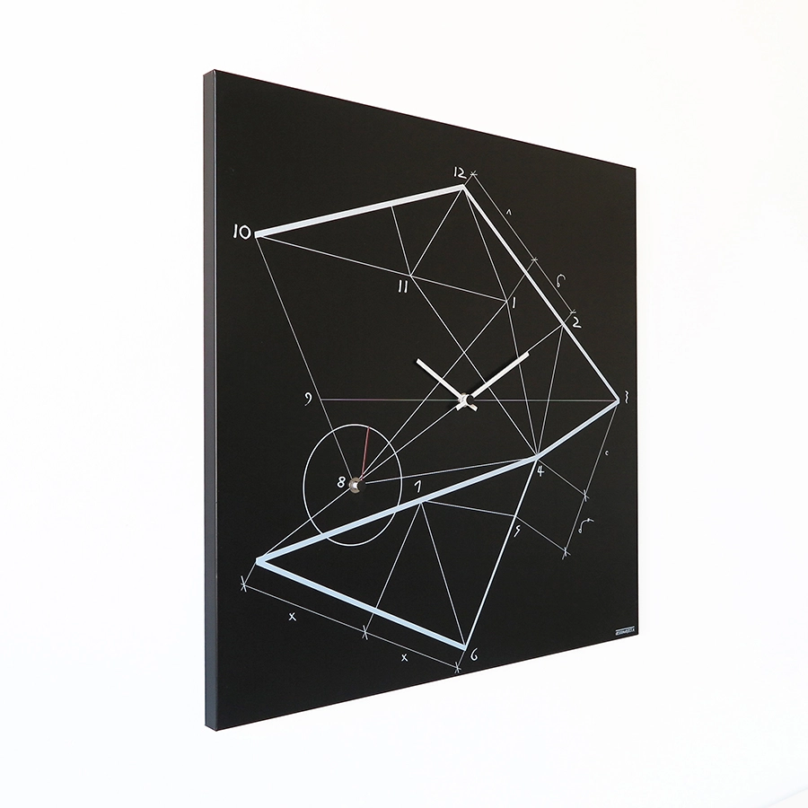 dESIGNoBJECT horloge murale TIME LINE