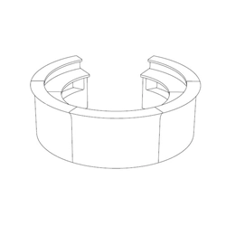 SLIDE composition de comptoirs lumineux BAR 6