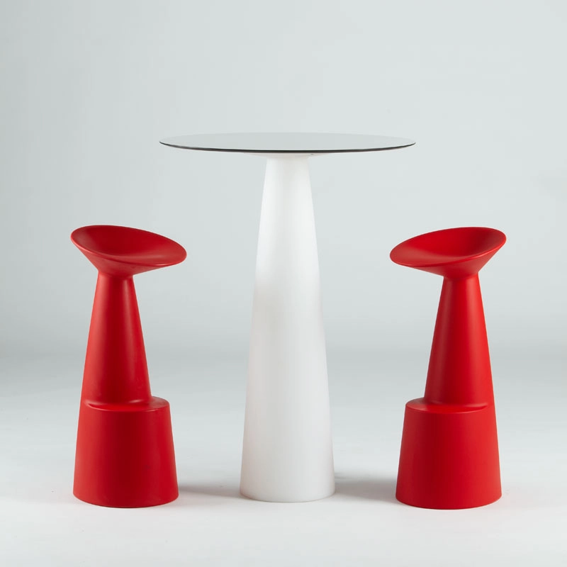 SLIDE table haute avec plateau rond HOPLÀ
