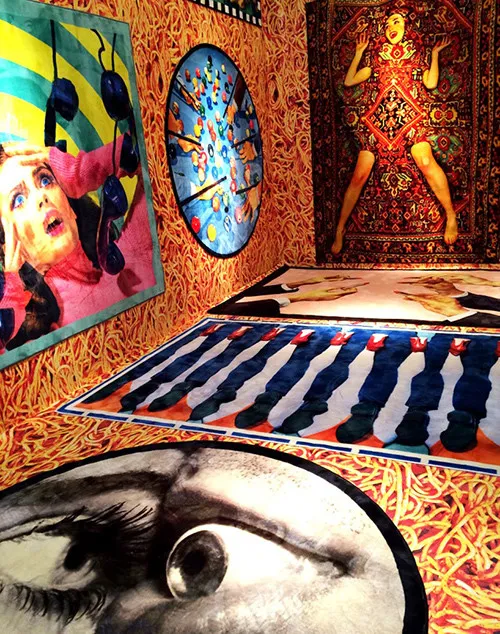 SELETTI wears TOILETPAPER tapis RECTANGULAR RUG