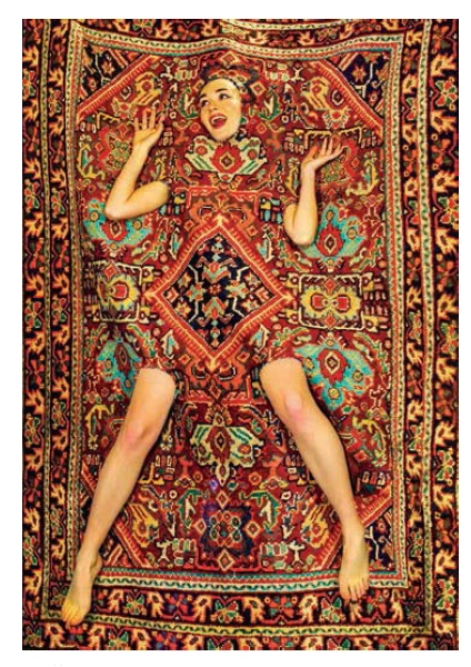 SELETTI wears TOILETPAPER tapis RECTANGULAR RUG