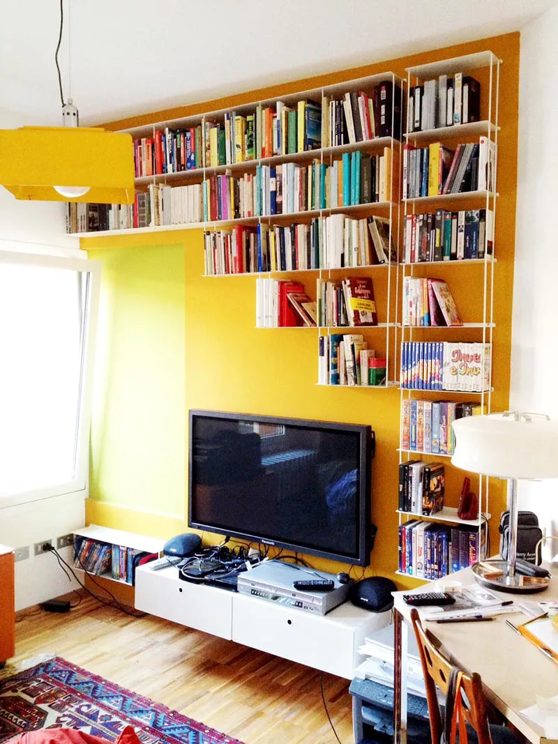 KRIPTONITE bibliothèque murale KROSSING 133 x H 100 cm