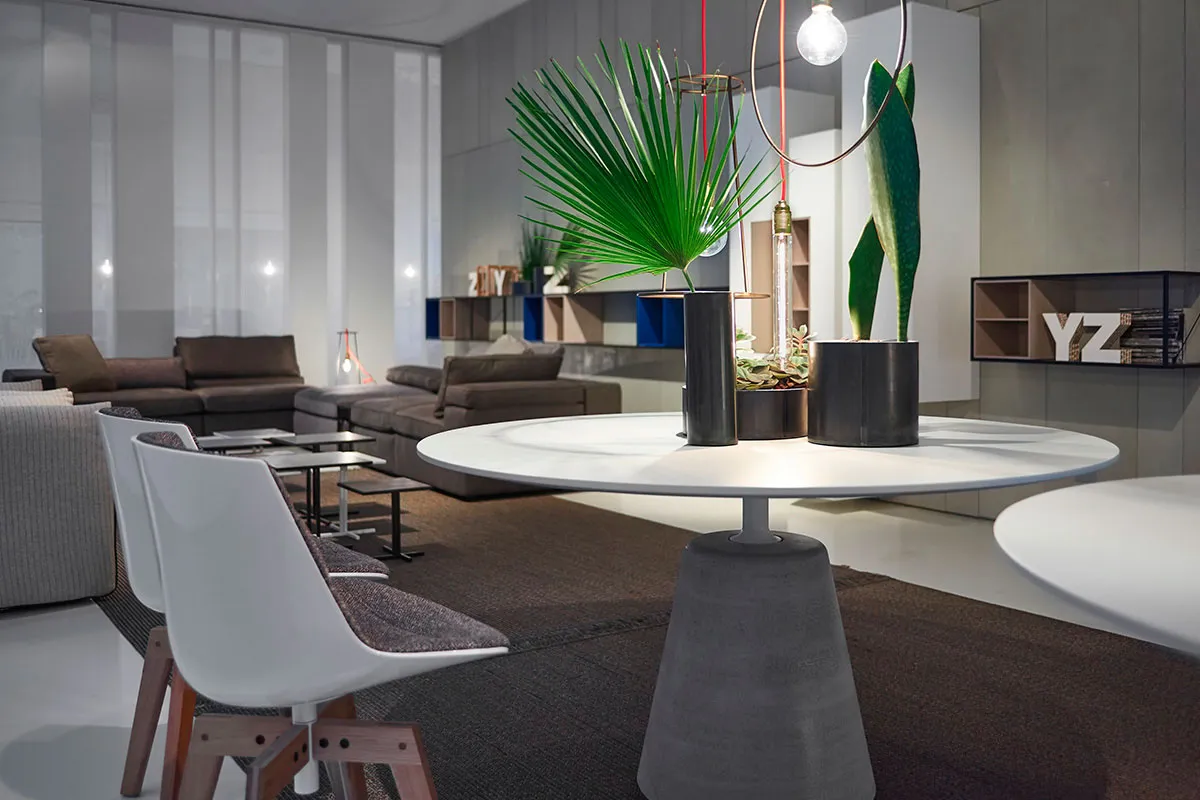 MDF ITALIA table ronde ROCK Ø 140 cm