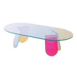 GLAS ITALIA table basse SHIMMER