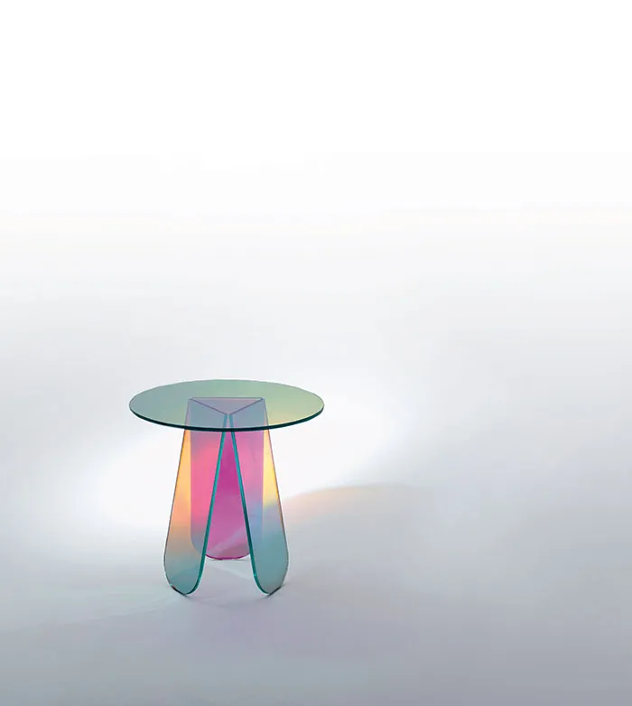 GLAS ITALIA table basse SHIMMER