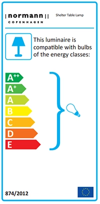 NORMANN COPENHAGEN lampe de table SHELTER