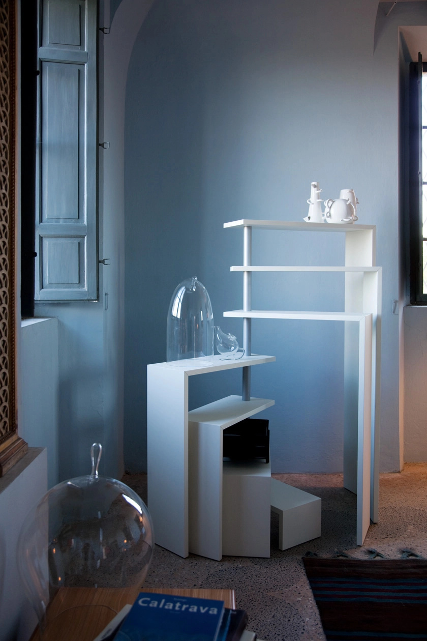 ZANOTTA meuble à étagères pivotantes JOY