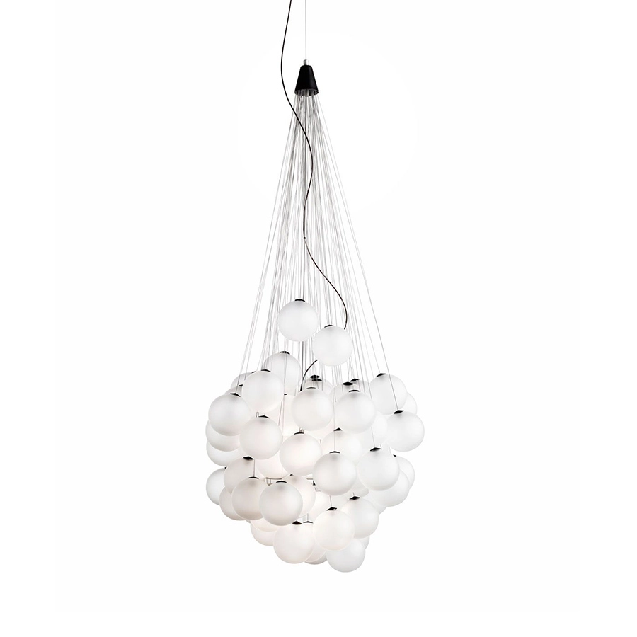 LUCEPLAN lampe à suspension STOCHASTIC avec 72 éléments D87 3000K