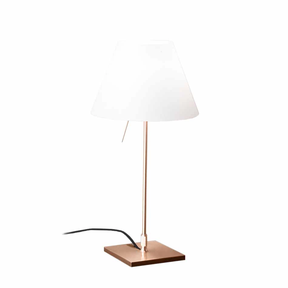 LUCEPLAN lampe de table COSTANZINA BRASS D13 pi.c LED
