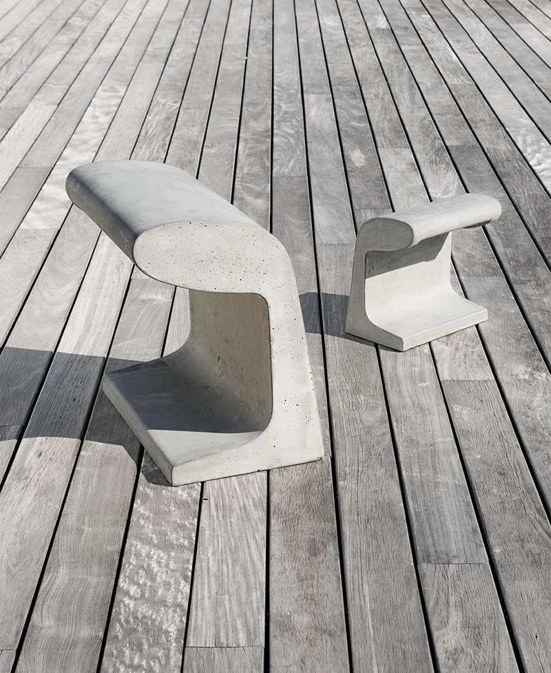 NEMO lampe de table ou lampadaire BORNE BÉTON GRANDE