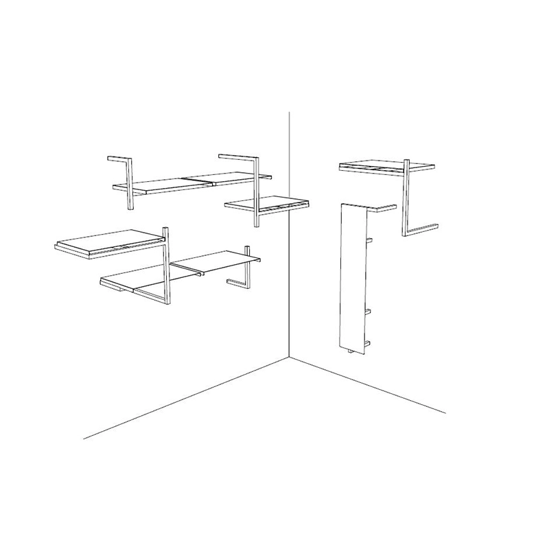 MOGG bibliothèque murale ANTOLOGIA COMPOSITION 7