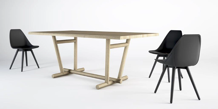 ALMA DESIGN table WOODBRIDGE H 75 cm